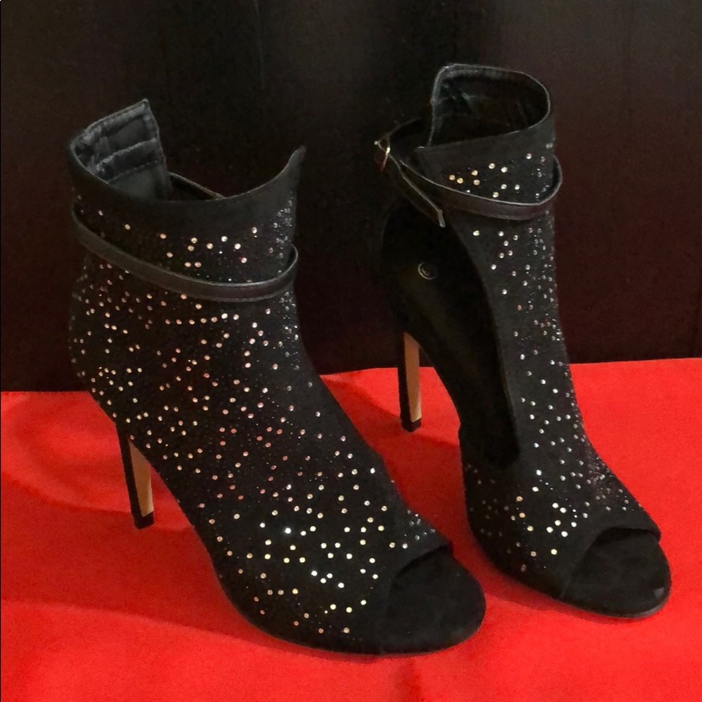 Black studded stiletto